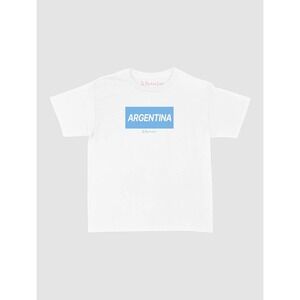 In Print We Trust Argentina Graphic T-Shirt White Cotton Short Sleeve